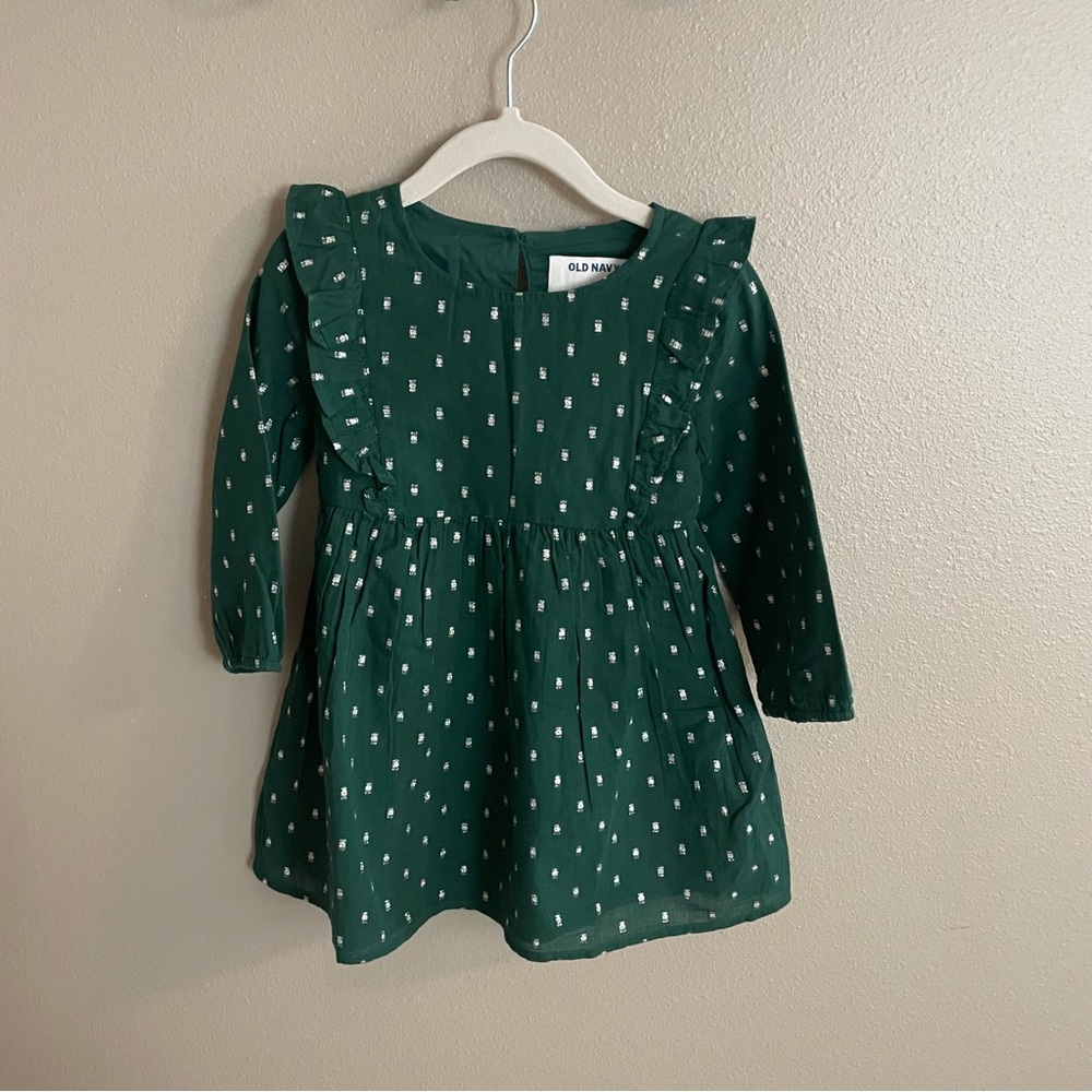 Old Navy Green Holiday Dress - NEW